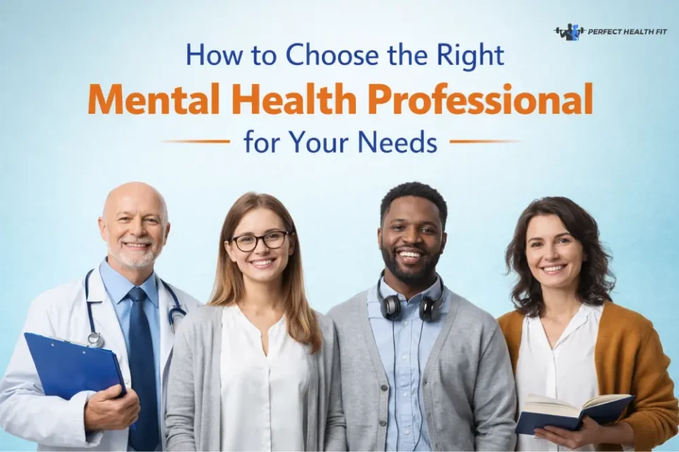 how to choose the right mental health professional